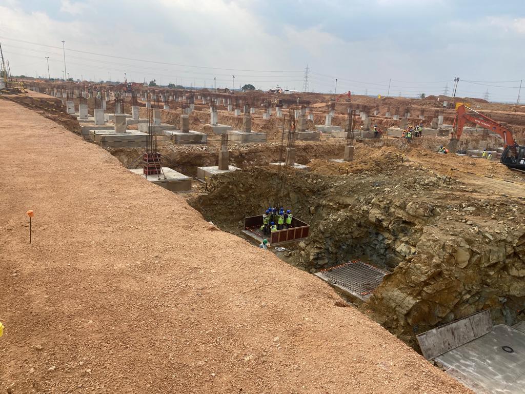 AJR large-scale earth excavation site